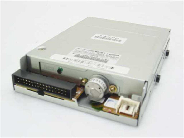 Samsung SFD-321B/LCPN7 floppy drive – rear connector view showing 34-pin FDD and 4-pin power connectors