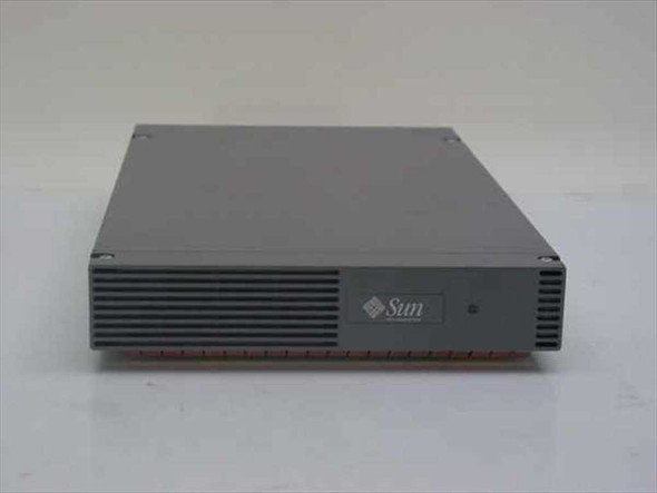 Vixel HUB1063 Intralink 1000 Fibre Channel Hub – front-left angled view showing Sun Microsystems logo and vented enclosure
