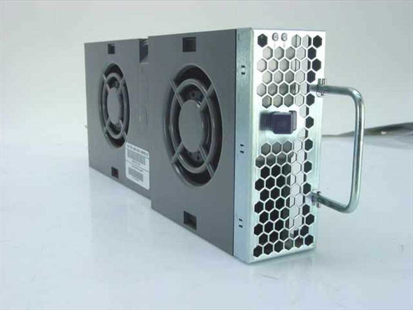 Sun 5403323-02 Dual Fan Tray Assembly – front and side view showing dual fan housings and metal handle