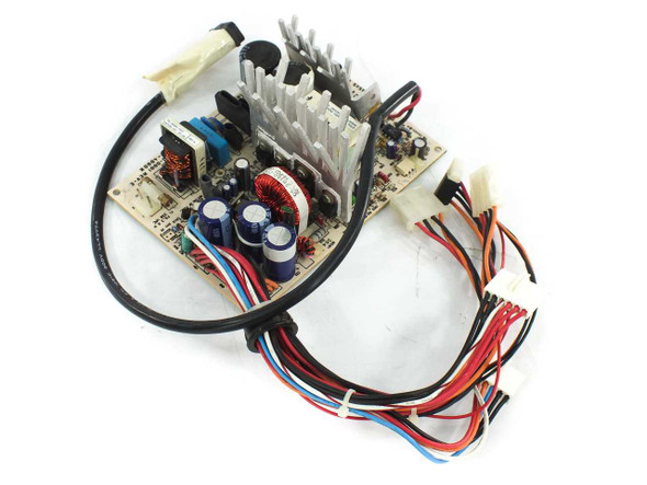 Golden Power GPC150-4000K AT power supply — alternate top angle showing transformer, electrolytic capacitors, and wire harness routing