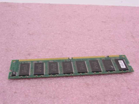 Micron MT16LSDT464AG 32MB SDRAM 168-pin DIMM – front view showing memory chips on green PCB