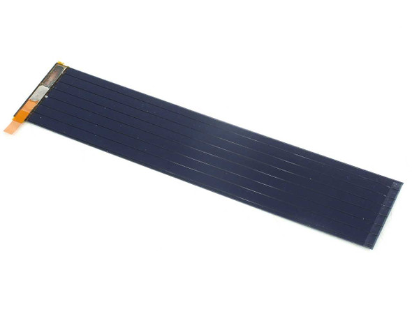 Uni-Solar AF5 4218 FG amorphous flexible solar cell – front active surface view showing dark blue thin-film coating