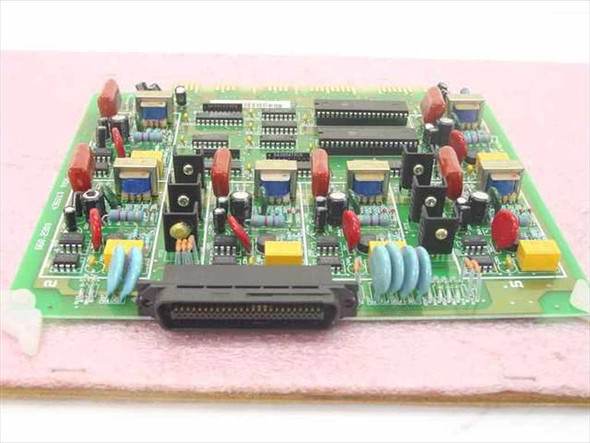 Premier 660.2300 6-Port CO Line Card – component side top view showing connectors and ICs