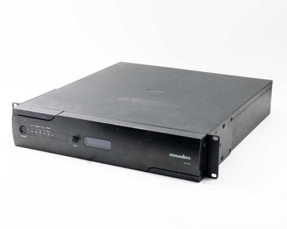 Panamax MB1500 UPS Power Conditioner front and top view in 2U rackmount chassis with rack ears attached