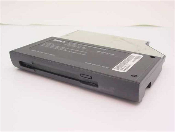 Dell Latitude CP 66942 Floppy Disk Drive Module – angled top/front view showing drive slot and Dell label