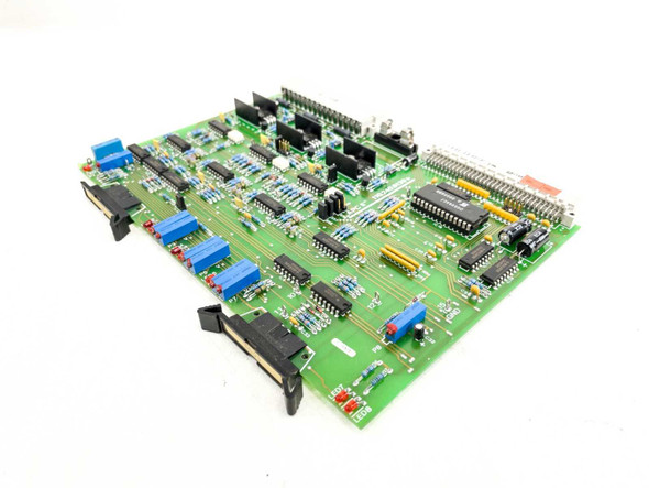 Netstal 110.240.6139b APC2 Control Interface Relay Board – full top-side angled view showing edge connectors and relay components