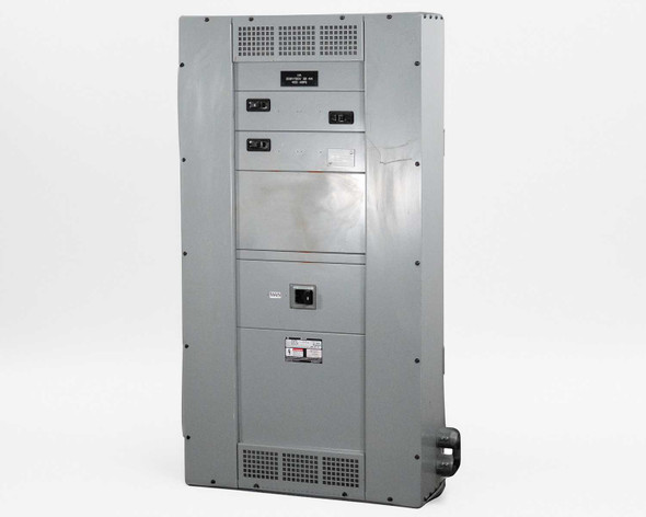 Siemens S4C60JX400FBS Type S4 Panelboard – front exterior view, door closed, gray enclosure
