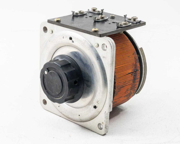 General Radio W10 Variac Variable Autotransformer — three-quarter front view showing toroidal winding and rotary shaft