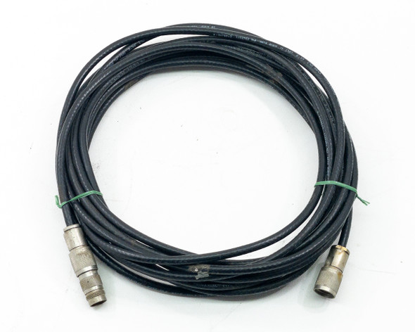 IBM 7362211 E100316-I Twinaxial Extension Cable 30 ft coiled full view with male and female connectors