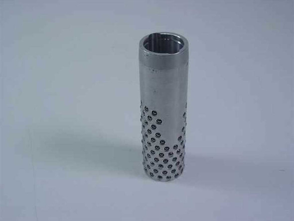 Danley 6-2511-82 ball bearing cage — side profile view showing full 110mm cylindrical length and ball pattern