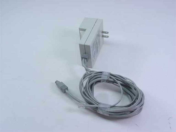 Hayes 3123US Personal Modem 2400plus — side view showing US AC plug prongs and full cable length