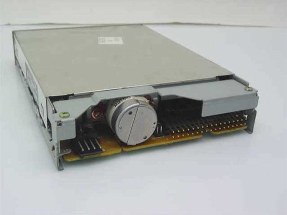 Mitsumi Newtronics D359T3 floppy drive – rear showing 34-pin IDE connector and stepper motor assembly