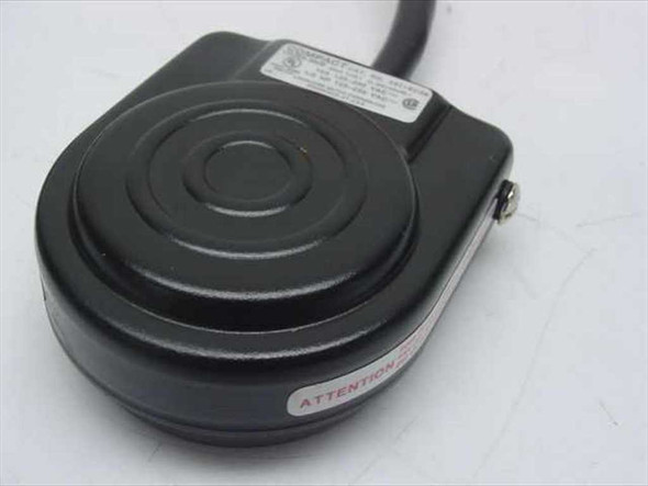 Watts FluidAir AKV35-02 M1 shut off valve body close-up showing black housing and Attention label