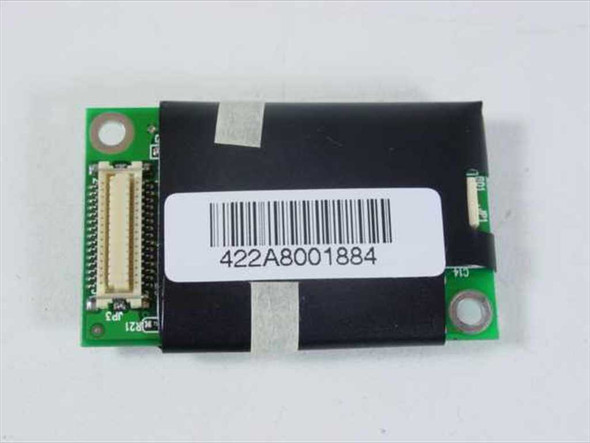 Askey 1456 VQL4 internal laptop modem board front view showing FFC ribbon connector and barcode label 422A8001884