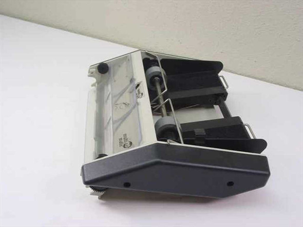 Multimatic Easyfeed SSF-230 sheet feeder side and rear view showing roller mechanism and mounting tabs