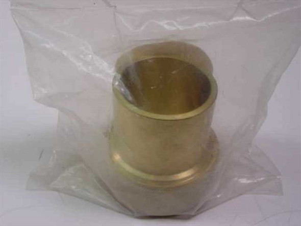 MDC 411014 brass compression vacuum fitting with O-ring in sealed poly bag — angled top view showing tube and knurled ring