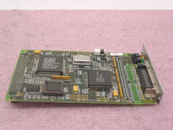 Sun 270-1850-01 SBus SCSI Controller Card PCB rear view showing LSI controller chipset and SBus edge connector