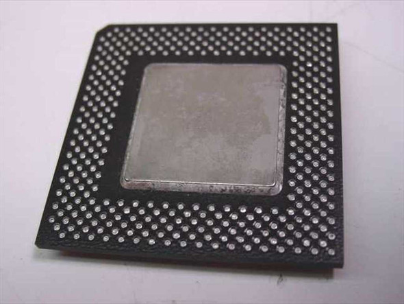 Intel Celeron SL3A2 Socket 370 CPU – bottom view showing 370-pin PPGA contact array