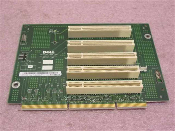 Dell GX110 0001424D PCI Riser Extension Board — front view showing four PCI expansion slots