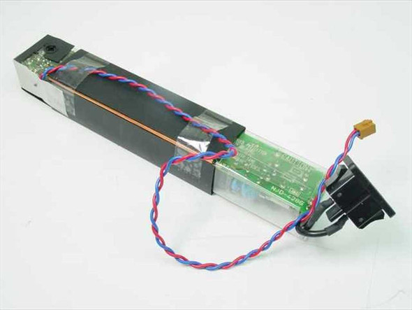 Gateway 2000 UA0400P01 power supply – side view showing full length of unit with label partially visible and output connector at right end