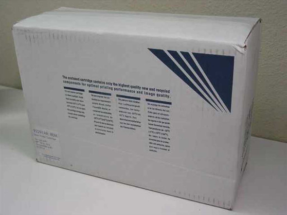 HP 92291AR toner cartridge box — side panel with printed text and part number 92291AR visible