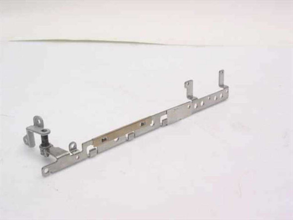 Toshiba Satellite P-100 LCD display bracket hinge rail – top view showing full length of metal bracket