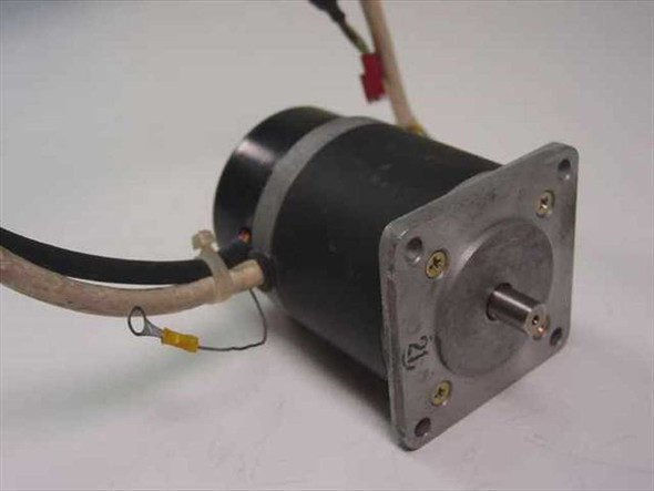 Japan Servo KP6M2-020 stepping motor rear three-quarter view showing output shaft and square mounting flange