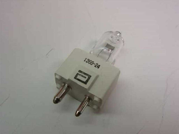 Abbott 1366-24 Source Lamp close-up showing lamp module with pin connector base and part number label