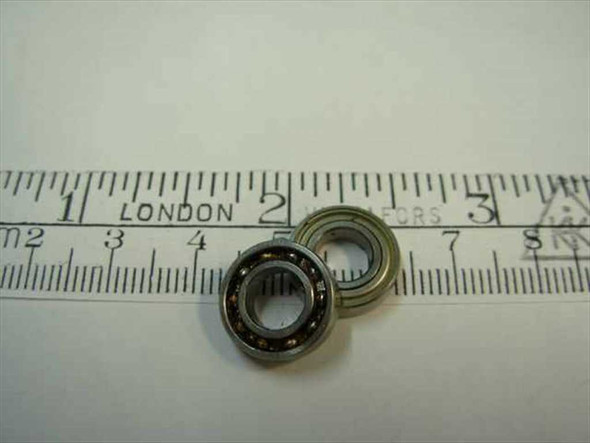 Steel 1/4 Ball Bearing - 1/4" x 1/2" x 1/8" - Pair as Shown