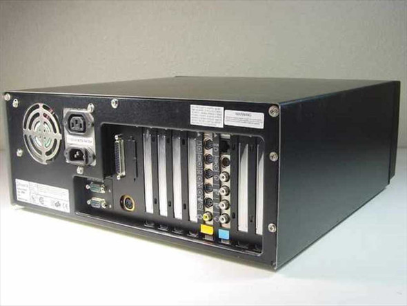 PictureTel System S2000 Venue 2000 — rear panel showing power supply, expansion slots, ISDN port, S-Video, RCA audio/video connectors, and DB25 port