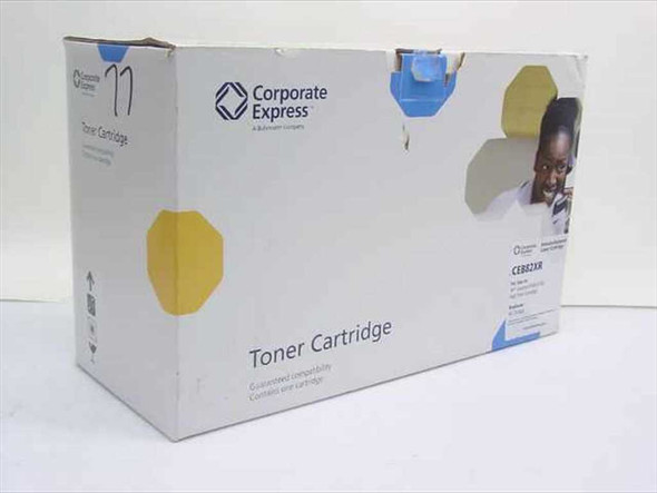 Corporate Express CEB82XR Remanufactured Toner Cartridge box, front view showing brand logo and product label