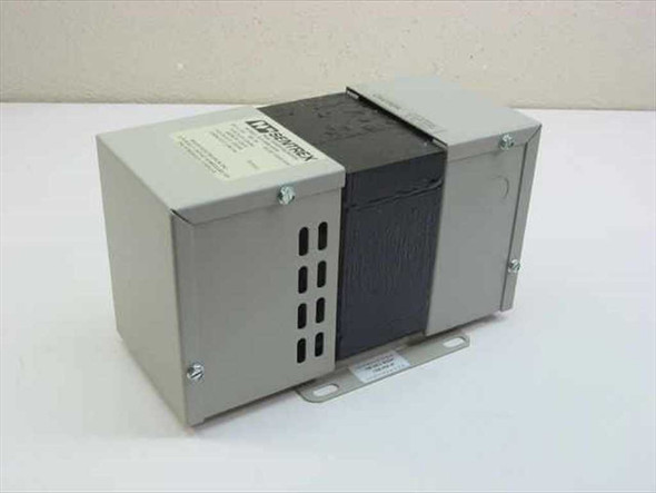 Wiremold Sentrex ILT-0250-MMB 250VA power conditioner – front and left side view showing vented enclosure and mounting bracket