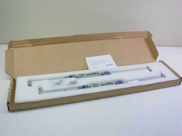 HP 252525-001 Quick Deploy Mounting Hardware Kit in open cardboard box with foam packaging and documentation