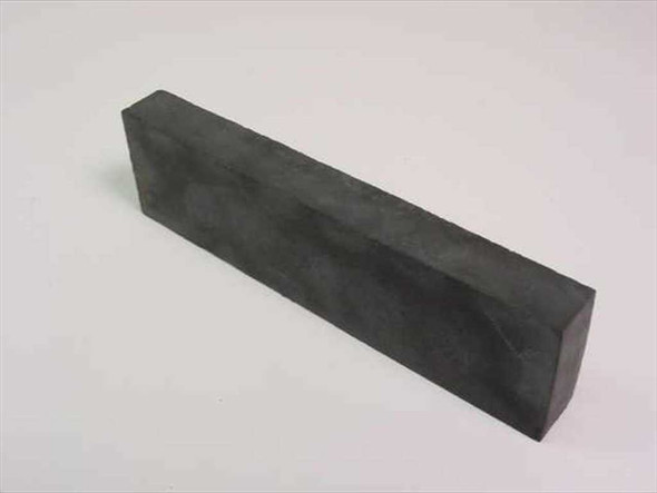 Pure Tech Inc Fe/Ta Cr alloy sputtering target — side profile view showing block thickness and length