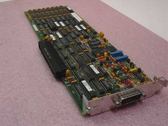 Data Translation DT2255 MacCapture 06973 NuBus Quick Capture Board – top component side view showing full board with memory ICs and DB-15 bracket connector