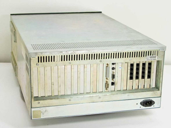 Clarent GC-A032-3 Gateway Carrier 32-Port Analog VoIP Server – front panel view showing card cage with installed analog port cards and I/O connectors