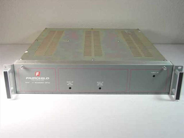 Fairchild Data RS101 1:1 Redundancy Switch – front panel view showing Fairchild logo and front panel controls