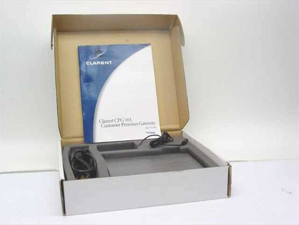 Clarent CPG 101 VoIP Gateway in original box with user manual and power supply