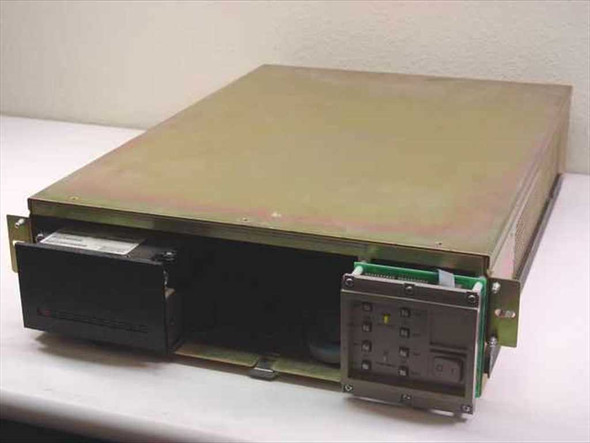 Trimm Industries DA50-2D41R rackmount drive storage enclosure – front-right three-quarter view showing tape drive bay and front panel control module
