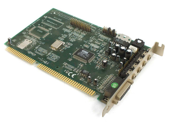 Labway A111-810 ISA Sound Card ESS ES1868F – angled top view showing full PCB and bracket