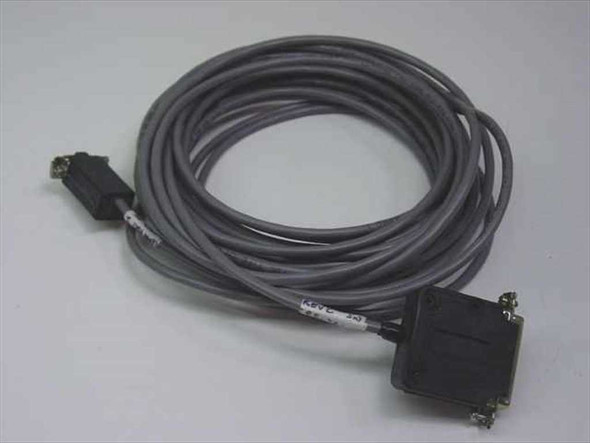 FSI 905857-001 Polaris RS-232 Assembly Cable 31 feet full length coiled view showing DB25 and DB9 connectors