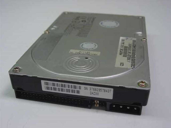 IBM 36L9084 Quantum Fireball EX 6.4GB 3.5 inch IDE hard drive – top and side view showing label with serial number and barcode