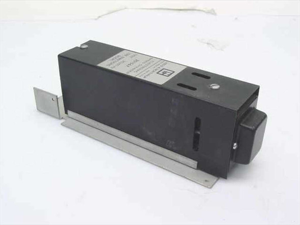 Leeds & Northrup 351567 Electronic Speed Changer – rear-left angled view showing opposite side of module and mounting bracket