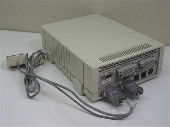 ADC Kentrox 78761 DataSmart T1 Add/Drop — rear panel view showing dual V.35 data port connectors and cables attached