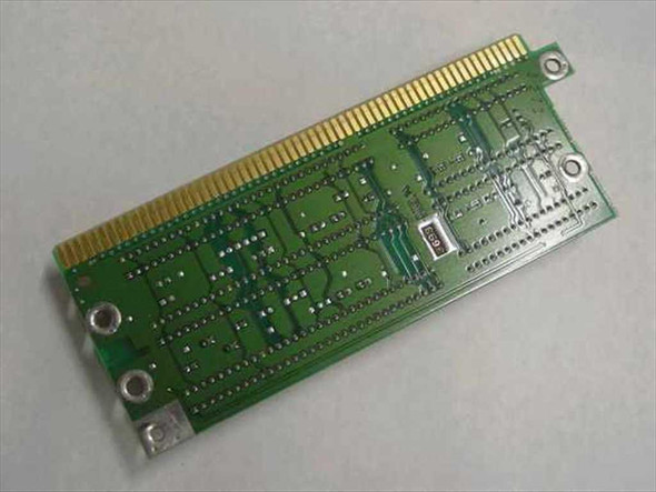 Dell 38882 ISA Riser Card reverse/solder side view showing edge connector fingers and component traces on green PCB