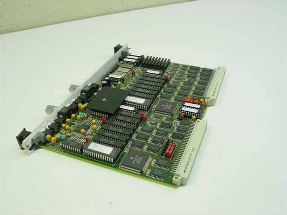 VIGRA MMI-210 VMEbus audio processor board — second angled view of PCB showing component side and edge connector