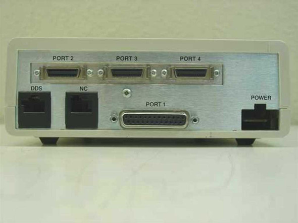Motorola Codex 3500 DSU/CSU – rear panel showing DDS port, NC port, Port 1 DB-25, Ports 2-4 DB-25, and power connector