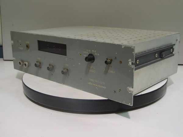 PMR/TRQ-3/U Range Timing Radio Receiver 73B100 – front panel view showing controls, rotary selector, and display
