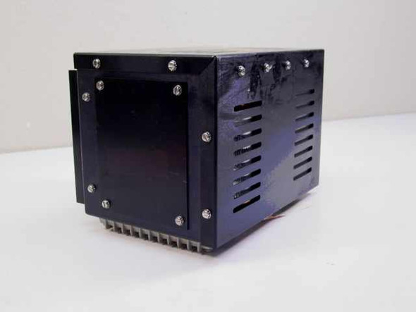 ERA Transpac LS324 DC Power Supply — left side and rear view showing black aluminum chassis and vent slots