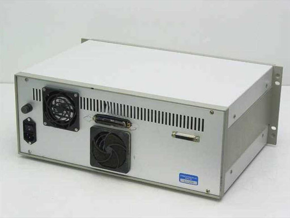 Cygnus Technology CDAT16 — rear panel view showing SCSI connector, IEC power inlet, and dual cooling fans